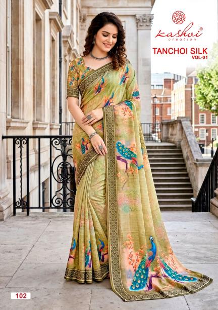 Kashvi tanchoi silk vol 1 surat saree surat gujarat